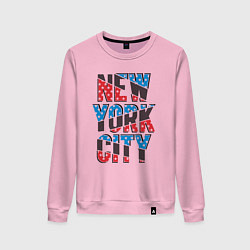 Женский свитшот Америка Нью-Йорк