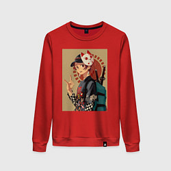 Женский свитшот Тандзиро Камадо Арт
