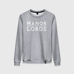 Женский свитшот Manor lords logo