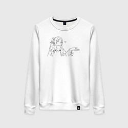 Женский свитшот Фрирен волшебница