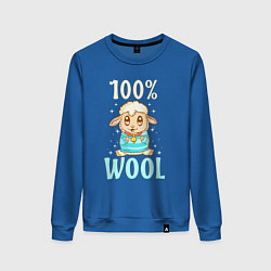 Женский свитшот Стопроцентная шерсть