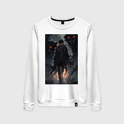 Женский свитшот Мэгуми Фусигуро арт Магическая битва