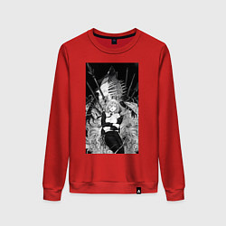 Женский свитшот Человек-бензопила Пауэр Охотница на демонов