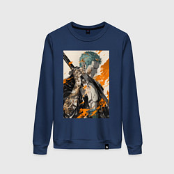 Женский свитшот Ван-Пис Зоро Ророноа фехтовальщик