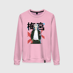 Свитшот хлопковый женский Ветролом - Хадзиме Умемия, цвет: светло-розовый