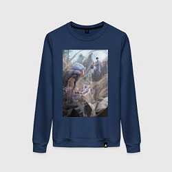 Женский свитшот Магическая битва Сатору Годзё Сукуна Рёмэн