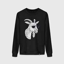 Женский свитшот Козлик в очках