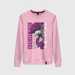 Женский свитшот Человек-бензопила Денджи chainsaw