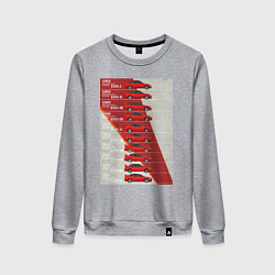 Женский свитшот Mitsubishi Lancer Evolution