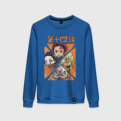 Женский свитшот Тандзиро Незуко Инозука и Зеницу Клинок рассекающи