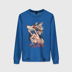 Женский свитшот Человек-бензопила Аки Хаякава лис