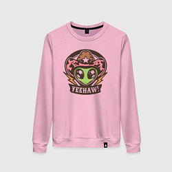 Женский свитшот Инопланетянин ковбой