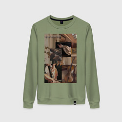 Женский свитшот Музыка эстетика