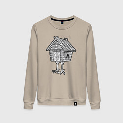 Женский свитшот Избушка на курьих ножках