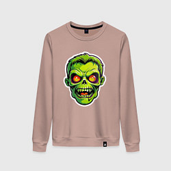 Женский свитшот Голова зомби