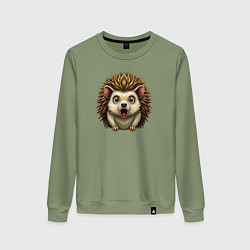 Женский свитшот Крик ежика