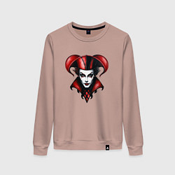 Женский свитшот Арлекин