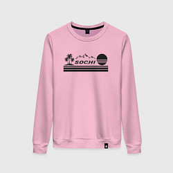Женский свитшот Сочи курорт России отдых в горах