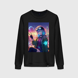 Женский свитшот Кибер Марин - коллаба