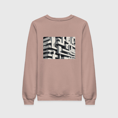 Женский свитшот Вдохновлено Ле Корбюзье / Пыльно-розовый – фото 2
