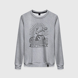 Женский свитшот Оставайся сильным