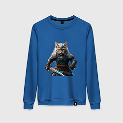 Женский свитшот Кот викинг