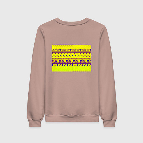 Женский свитшот Undertale winter / Пыльно-розовый – фото 2