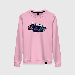 Женский свитшот Космическое плавание