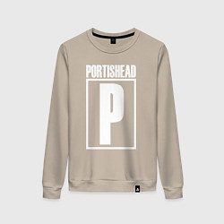 Свитшот хлопковый женский Portishead, цвет: миндальный