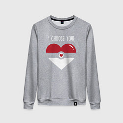 Женский свитшот Выбираю тебя