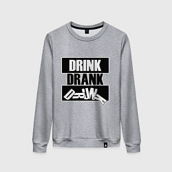 Женский свитшот Пить выпить пьяный