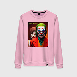 Женский свитшот Joker and Minecraft - collaboration