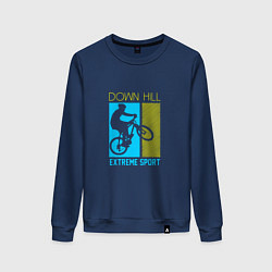 Женский свитшот Down hill extreme sport