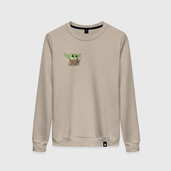 Женский свитшот Персонаж Беби Йода