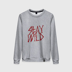 Женский свитшот Дикий тигр art