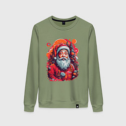 Женский свитшот Санта Клаус