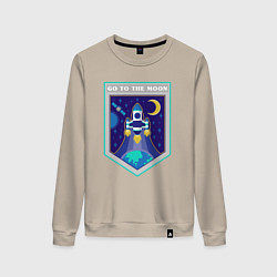 Женский свитшот Полёт на луну