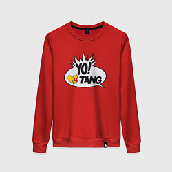 Свитшот хлопковый женский Yo Wu-Tang, цвет: красный