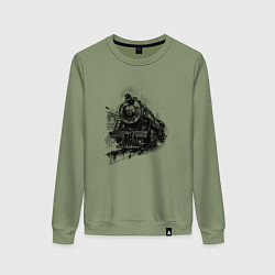 Женский свитшот Прибытие паровоза