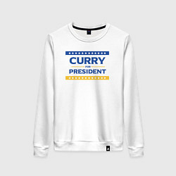 Женский свитшот Карри в президенты