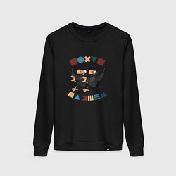 Женский свитшот Пляшем пофиг