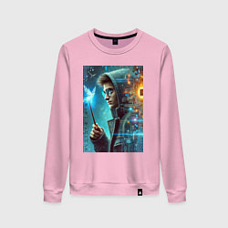Женский свитшот Гарри Поттер - киберпанк