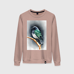 Женский свитшот Птичка на ветке