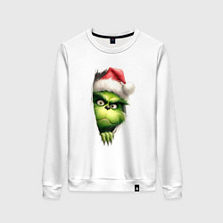 Женский свитшот Гринч похититель рождества в ожидании нового года