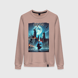 Женский свитшот Nightly Hogwarts - neon glow