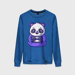Женский свитшот Панда игроман