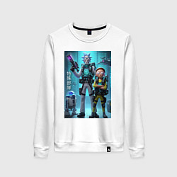 Женский свитшот Rick and Morty - cyber special forces