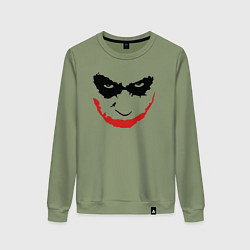 Женский свитшот Хит Леджер лицо джокера