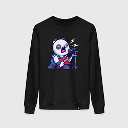 Женский свитшот Панда рокер