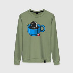 Женский свитшот Space tea